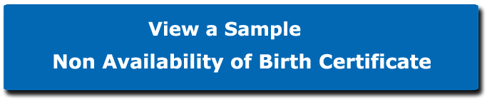 Sample Non Availability of Birth Certificate in Pakistan