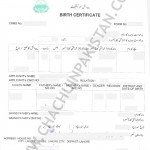 Sample Documents | Birth Certificate Pakistan NADRA, Marriage ...